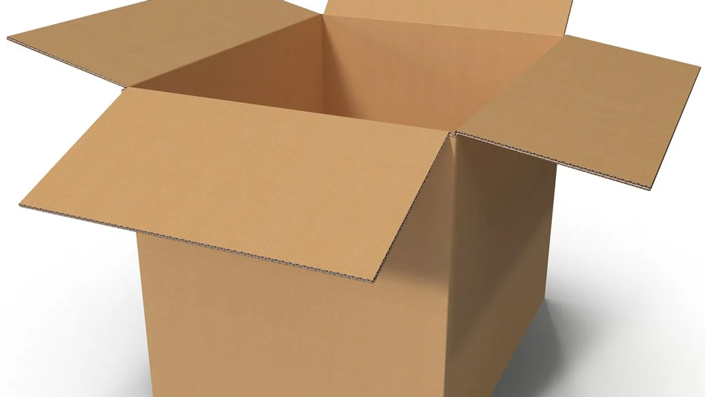 Packed cardboard boxes stacked neatly in an apartment room ready for collection and transport