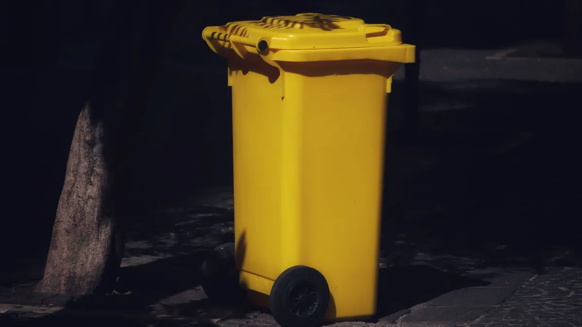 Clean wheelie bin used for reliable general waste collection from residential and commercial properties in Dubai